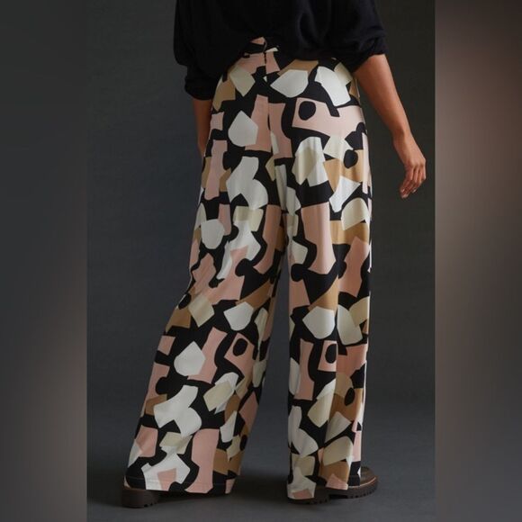 EUC Corey Lynn Calter Abstract Wide Leg Pants in Assorted Combo Print - Picture 13 of 15
